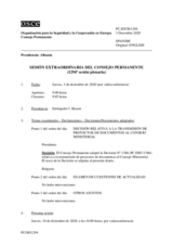 Diario de la 1294ª Sesión extraordinaria del Consejo Permanente
