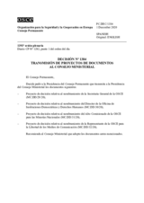 Decisión Nº 1384 del Consejo Permanente