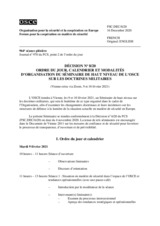 Décision No 8/20 du Forum pour la coopération en matière de sécurité