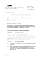 Journal of the 962nd Plenary Meeting of the Forum for Security Co-operation