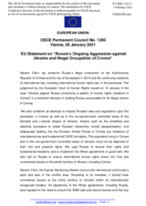Statement by the Portuguese EU Presidency on Russia’s ongoing aggression against Ukraine and illegal occupation of Crimea