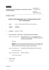 Diario de la 1297ª Sesión extraordinaria del Consejo Permanente