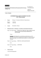 Journal der 1297. Sondersitzung des Ständigen Rates