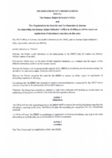 Memorandum of understanding
