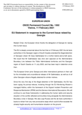 Statement by the Portuguese EU Presidency on the extension of the illegal detention of Zaza Gakheladze by the Russian occupation regime in the Tskhinvali Regions/South Ossetia, Georgia