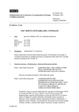 Giornale della 1301a Seduta plenaria del Consiglio permanente