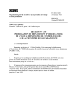 Décision No 1400 du Conseil permanent