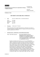 Giornale della 1302a Seduta plenaria del Consiglio permanente