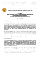 Statement by the Delegation of Armenia on the International Women’s Day