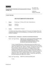 Journal der 1303. Plenarsitzung des Ständigen Rates 