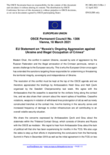 Statement by the Portuguese EU Presidency on Russia’s ongoing aggression against Ukraine and illegal occupation of Crimea