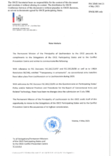 Response by the Delegation of Liechtenstein to the Questionnaire on Participating States’ Policy and/or National Practices and Procedures for the Export of Conventional Arms and Related Technology Response by the Delegation of Liechtenstein to the Questionnaire on Participating States’ Policy and/or National Practices and Procedures for the Export of Conventional Arms and Related Technology