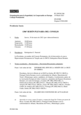 Diario de la 1306ª Sesión plenaria del Consejo Permanente 