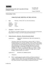Journal of the 1306th Plenary Meeting of the Permanent Council