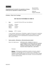 Journal de la 969ème séance plénière du Forum
