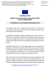Statement by the Portuguese EU Presidency on the compliance with International Humanitarian Law