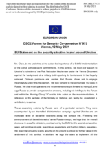 Statement by the Portuguese EU Presidency on the situation in and around Ukraine