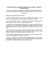 Talking points from US Congresswoman Gwen Moore