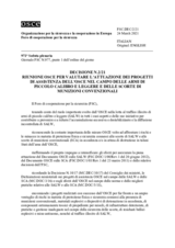Decisione N.2/21 del Foro di cooperazione per la sicurezza