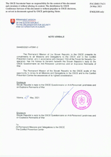 Response by the Delegation of Slovakia to the Questionnaire on Anti-Personnel Mines and Explosive Remnants of War Response by the Delegation of Slovakia to the Questionnaire on Anti-Personnel Mines and Explosive Remnants of War