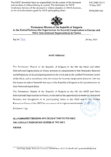 Response by the Delegation of Bulgaria to the Questionnaire on Anti-Personnel Mines and Explosive Remnants of War Response by the Delegation of Bulgaria to the Questionnaire on Anti-Personnel Mines and Explosive Remnants of War