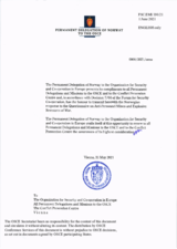 Response by the Delegation of Norway to the Questionnaire on Anti-Personnel Mines and Explosive Remnants of War