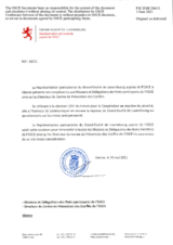 Response by the Delegation of Luxembourg to the Questionnaire on Anti-Personnel Mines and Explosive Remnants of War Response by the Delegation of Luxembourg to the Questionnaire on Anti-Personnel Mines and Explosive Remnants of War