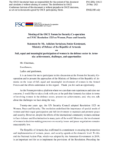 Presentation by Senior Lieutenant A. Savtalyan, Ministry of Defence of Armenia