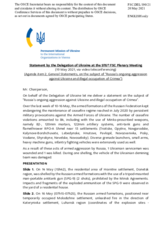 Statement by the Delegation of Ukraine on the situation in and around Ukraine
