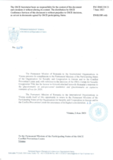 Response by the Delegation of Romania to the Questionnaire on Anti-Personnel Mines and Explosive Remnants of War