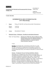 Journal der 1317. Sondersitzung des Ständigen Rates