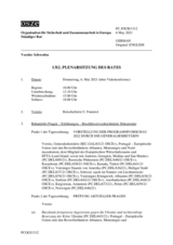 Journal der 1312. Plenarsitzung des Ständigen Rates 