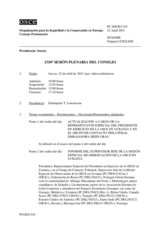 Diario de la 1310ª Sesión plenaria del Consejo Permanente