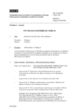 Journal de la 974ème séance plénière du Forum