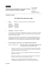 Diario de la 975ª Sesión plenaria del Foro de Cooperación en materia de Seguridad