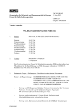 Journal der 976. Plenarsitzung des Forums