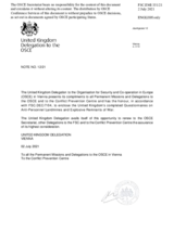 Response by the Delegation of the United Kingdom to the Questionnaire on Anti-Personnel Mines and Explosive Remnants of War Response by the Delegation of the United Kingdom to the Questionnaire on Anti-Personnel Mines and Explosive Remnants of War