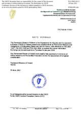 Information Exchange by the Delegation of Ireland on Conventional Arms Transfer Information Exchange by the Delegation of Ireland on Conventional Arms Transfer