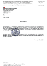 Information Exchange by the Delegation of France on Conventional Arms Transfer Information Exchange by the Delegation of France on Conventional Arms Transfer