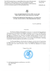 Response by the Delegation of Lithuania to the Questionnaire on Participating States’ Policy and/or National Practices and Procedures for the Export of Conventional Arms and Related Technology Response by the Delegation of Lithuania to the Questionnaire on Participating States’ Policy and/or National Practices and Procedures for the Export of Conventional Arms and Related Technology