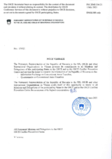 Information Exchange by the Delegation of Slovenia on Conventional Arms Transfer Information Exchange by the Delegation of Slovenia on Conventional Arms Transfer