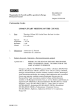 Journal of the 1319th Plenary Meeting of the Permanent Council