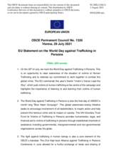  Statement by the Slovenian EU Presidency on the World Day against Trafficking in Persons, observed on 30 July 2021