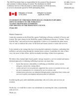 Statement by the Delegation of Canada, also on behalf of Norway, on the World Day against Trafficking in Persons, observed on 30 July 2021