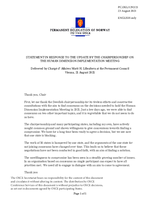 Statement by the Delegation of Norway in response to the update by the Chairpersonship on the Human Dimension Implementation Meeting