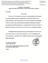 Response by the Delegation of the United States of America to the Questionnaire on Participating States’ Policy and/or National Practices and Procedures for the Export of Conventional Arms and Related Technology Response by the Delegation of the United States of America to the Questionnaire on Participating States’ Policy and/or National Practices and Procedures for the Export of Conventional Arms and Related Technology