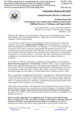 Statement by Bruce I. Turner, Senior Bureau Official Bureau of Arms Control, Verification and Compliance