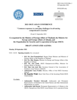 2021 OSCE Asian Conference annotated agenda
