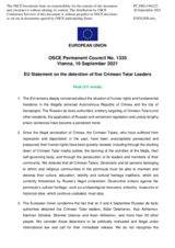 Statement by the Slovenian EU Presidency on the situation of human rights in the temporarily occupied Autonomous Republic of Crimea and the city of Sevastopol, Ukraine, and illegal detentions of Crimean Tatars
