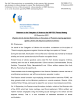 Statement by the Delegation of Ukraine on the situation in and around Ukraine